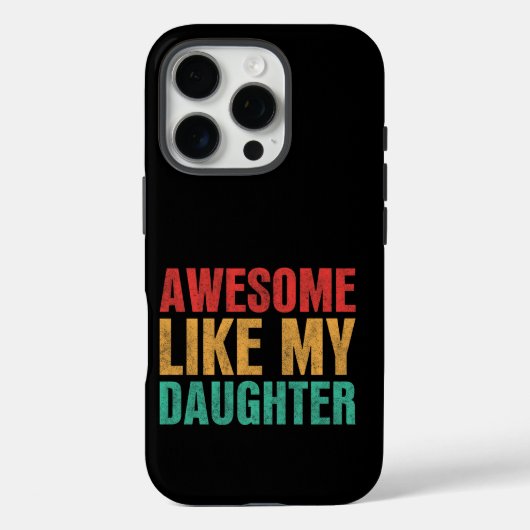 娘素晴らしの父の日のおもしろい贈り物 Case-Mate iPhoneケース (裏面)