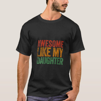 娘素晴らしGif父祖のようおもしろいな女 Tシャツ