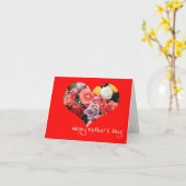 娘義母の日のバラカード カード (黄色い花)