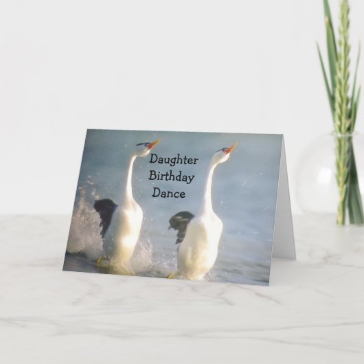 娘誕生日踊り カード (正面)