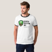 娘防衛ユニット おもしろパパデザイン Tシャツ (正面フル)