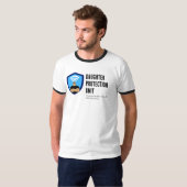 娘防衛ユニット おもしろパパデザイン Tシャツ (正面フル)