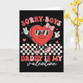 娘 ごめんね 男の子たち パパは私のバレンタイン キッズ 女の子 カード (黄色い花)