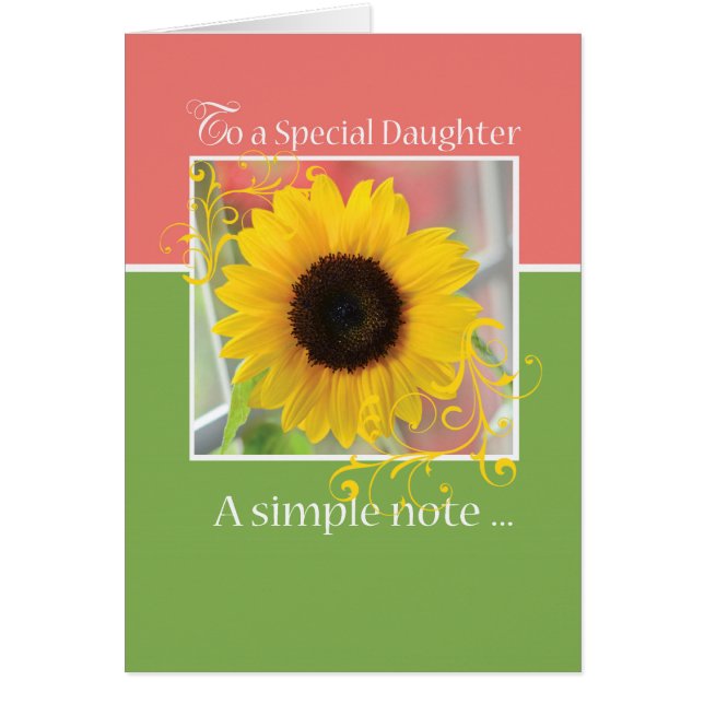 娘、ちょうどノートひまわり (正面)