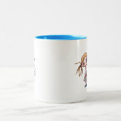 "娘"のコーヒー・マグ ツートーンマグカップ (中央)