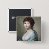 娘: キャロラインズザンヌGraffのポートレート 缶バッジ (正面&裏面)