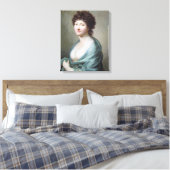 娘：キャロライン・スザンヌ・グラフフのポートレート キャンバスプリント (インサイチュ (寝室))