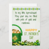 娘 - ハッピーセントパトリックデーカード シーズンカード (正面/裏面)