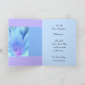 娘-ユリとのハッピーイースター シーズンカード (内部)