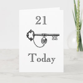 娘/息子21歳の誕生日カード カード