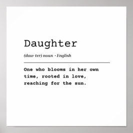 娘 – 愛に根ざす ポスター