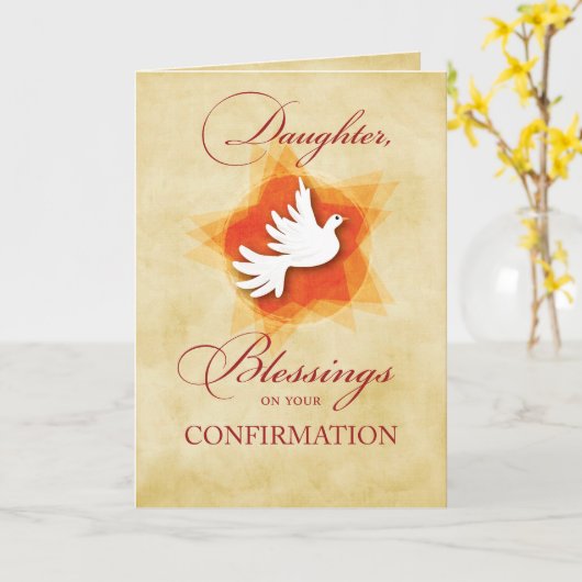 娘，確認祝い恵み カード (黄色い花)