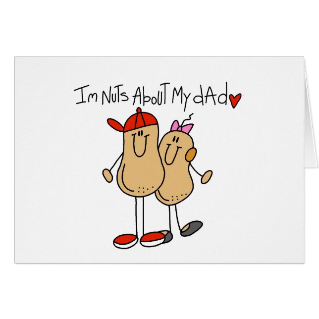 娘-私のパパのTシャツおよびギフトについてのナット (正面横)