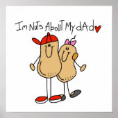 娘 – 私のパパTシャツとギフトについて ポスター (正面)