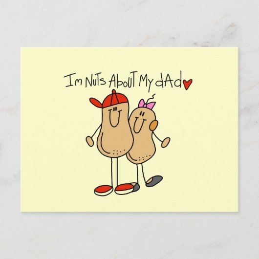 娘 – 私のパパTシャツとギフトについて ポストカード (正面)