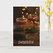 *娘*美しいカード12月誕生日 カード (黄色い花)