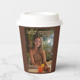 娘Sweet sixteen写真雑誌誕生日 紙コップ