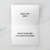 娘U顔の将来の卒業生 カード (内部)