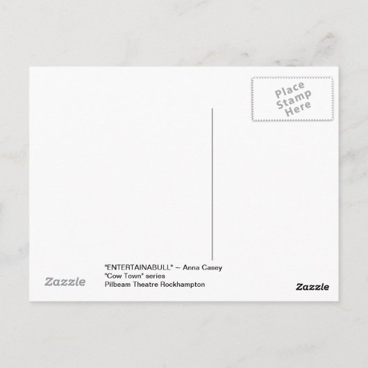 娯楽 ポストカード (裏面)