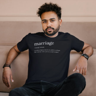 婚姻おもしろい夫の記念日 Tシャツ