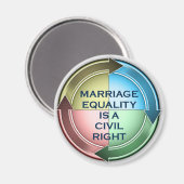 婚姻の平等 マグネット (正面/裏面)