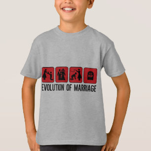 婚姻の進化 Tシャツ
