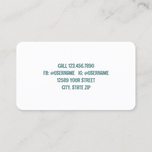 婚姻カウンセリング 名刺 (裏面)