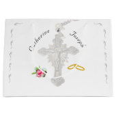 婚姻バラ ラージペーパーバッグ (正面)