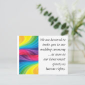 婚姻等式はがき ポストカード (スタンド正面)