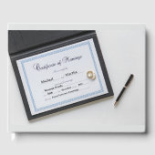 婚姻証明書のゲストブック ゲストブック (正面)