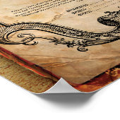 婚姻証明書ヴィンテージGOTHIC異教の DRUID ポスター (角)