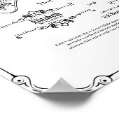 婚姻証明書ヴィンテージGOTHIC異教の DRUID ポスター (角)