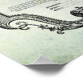 婚姻証明書ヴィンテージGOTHIC異教の DRUID ポスター (角)