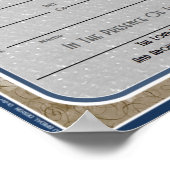 婚姻証明書 ポスター (角)