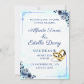 婚姻 招待状 (裏面)