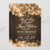 婚活きらめく灯金ゴールド 案内状 (正面/裏面)