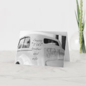 **婚礼の日に新妻** カード (正面)