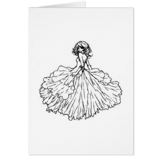 婚礼の日カード (正面)