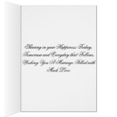 婚礼の日カード (内側 (右))