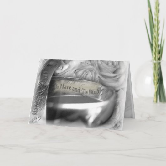 婚礼の日カード カード (正面)