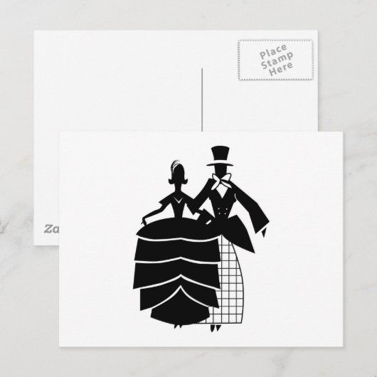 婚礼カップル ポストカード (正面/裏面)