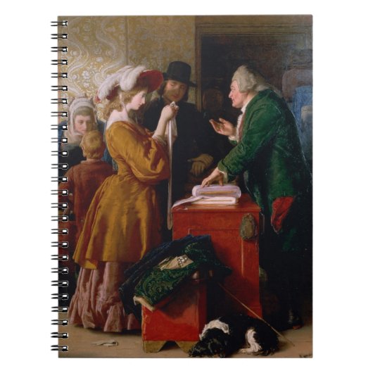 婚礼衣裳を、「の章から第1選びます ノートブック (正面)