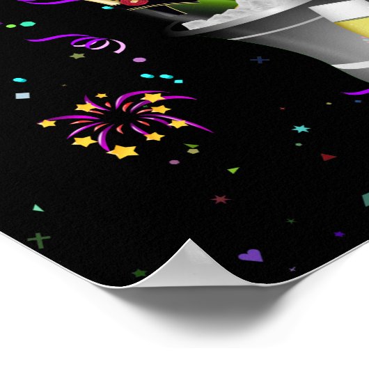 婚約おめでとうお祝い ポスター (角)