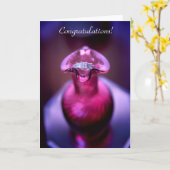 婚約おめでとうございます カード (黄色い花)