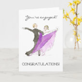 婚約おめでとうございます カード (黄色い花)