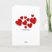 婚約おめでとうカード カード (裏面)