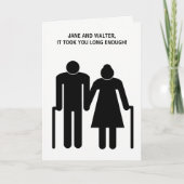 婚約おめでとうカード カード (正面)