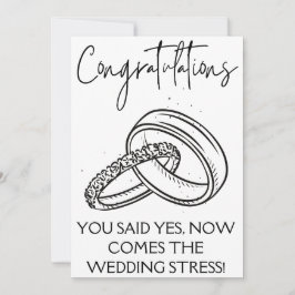 婚約おめでとうカード 招待状