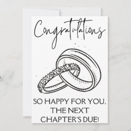 婚約おめでとうカード 招待状