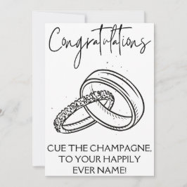 婚約おめでとうカード 招待状